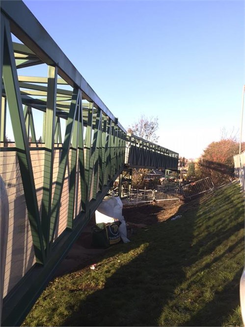 Kerse Road Temporary bridge 1